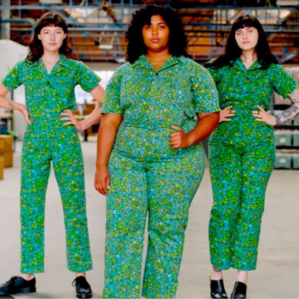 Big Bud Press Moss Blossom jumpsuit XS limited edition!